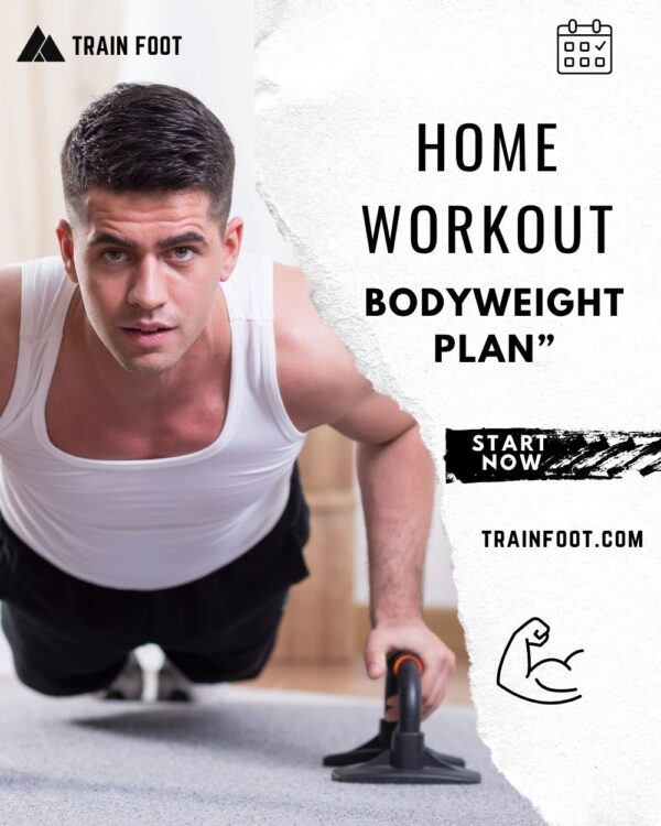 Home Bodyweight Workout Plan – No Equipment Needed