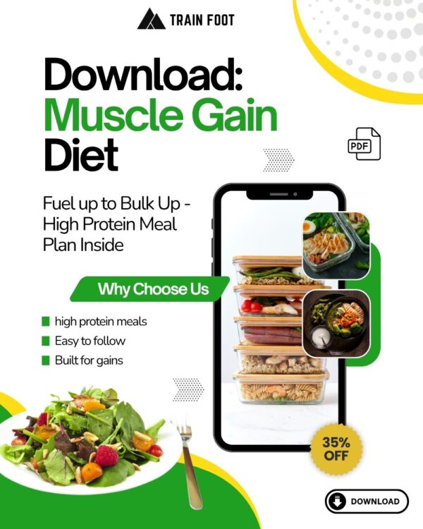 High-Protein Muscle Gain Diet for Athletes (Downloadable Guide)
